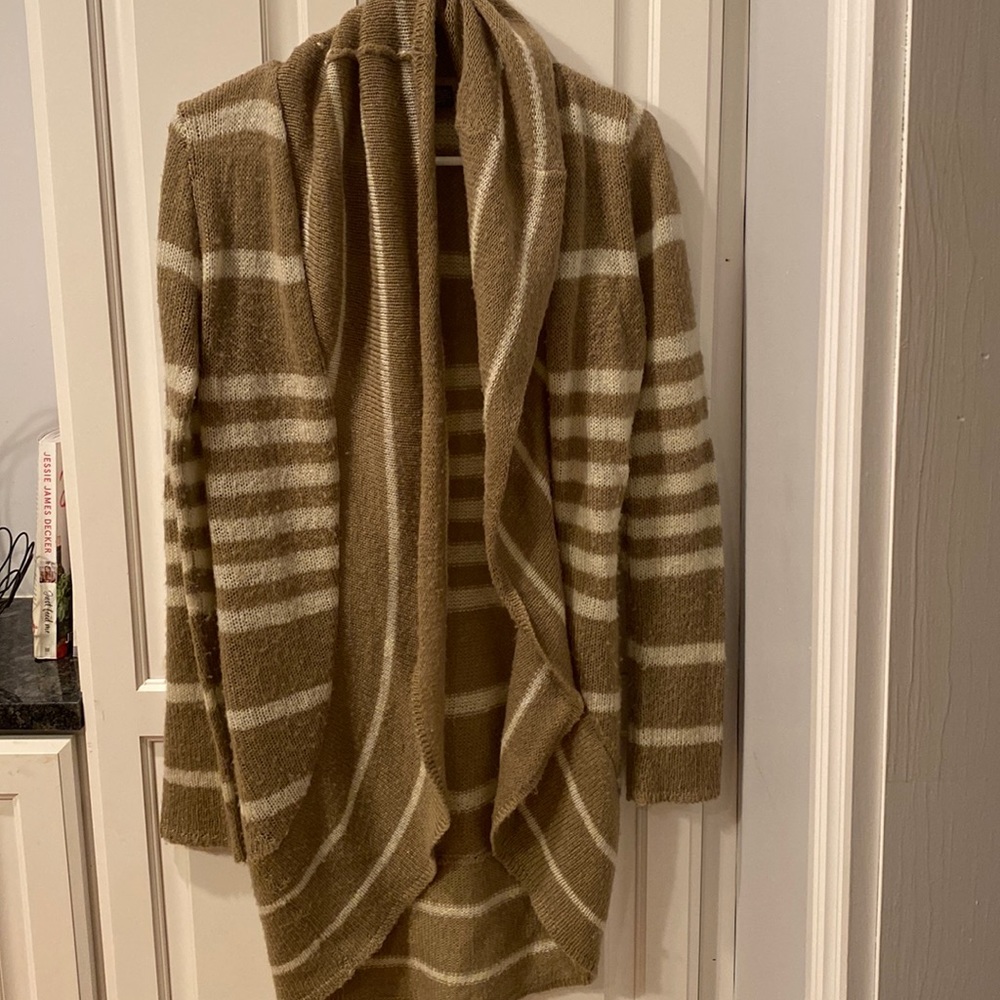 Long beige sweater